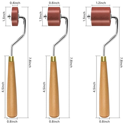 3pcs Rubber Rollers Brayer Brayer Rollers for Crafting