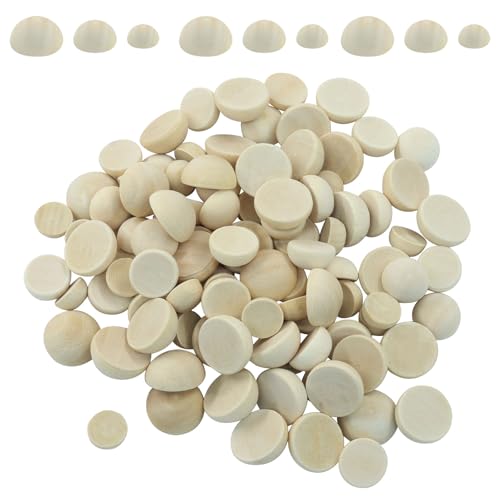 Half Wooden Beads (300 Count)