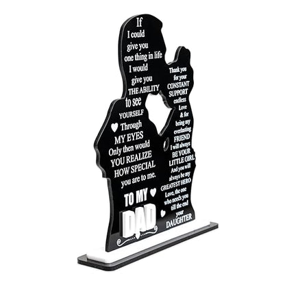 To My Dad Acrylic Plaque from Daughter