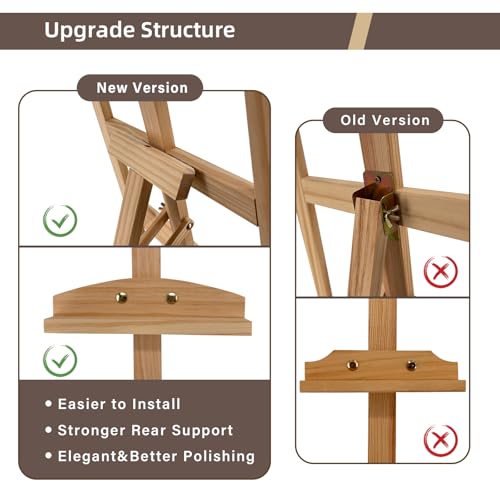 Adjustable Pine Wooden Painting Easel