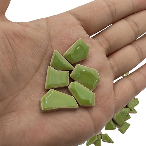 1.1LB Irregular Ceramics Mosaic Tiles (350 Count)
