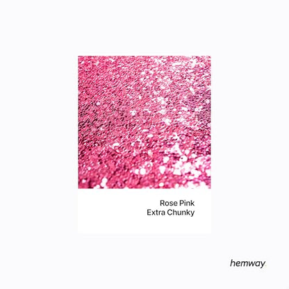 Resin Glitter Rose Pink 100g Extra Chunky (3.5274 Ounce)