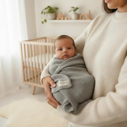 Luxury Organic Cotton Baby Quilt Blanket