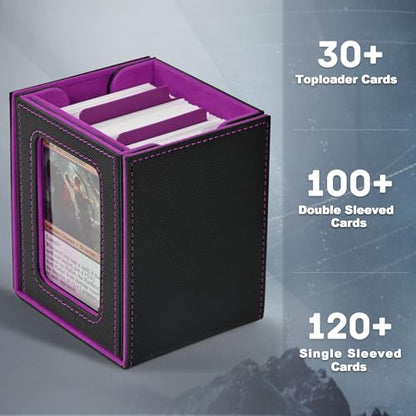 MTG Deck Box with Commander Window Display
