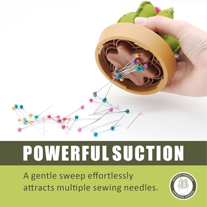 Cactus Shaped Pin Cushion with Sewing Notions