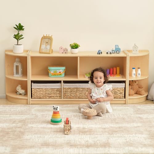 5 Compartment Wooden Storage Cabinet (5 Count)