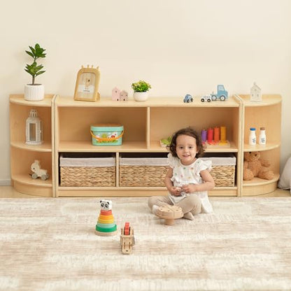 5 Compartment Wooden Storage Cabinet (5 Count)