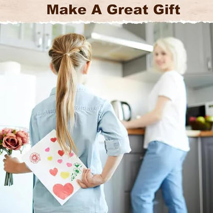 4 Sheets Clear Stamps with 2 Blocks (6 Count)