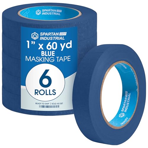 1" X 60 yd Blue Tape (6 Count)