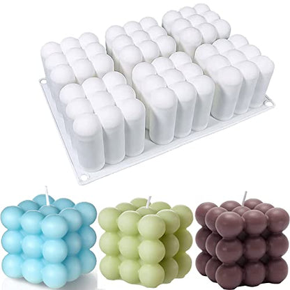 Cube Candle Molds (6 Count)