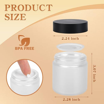 Glass Jars with Lids (24 Count)