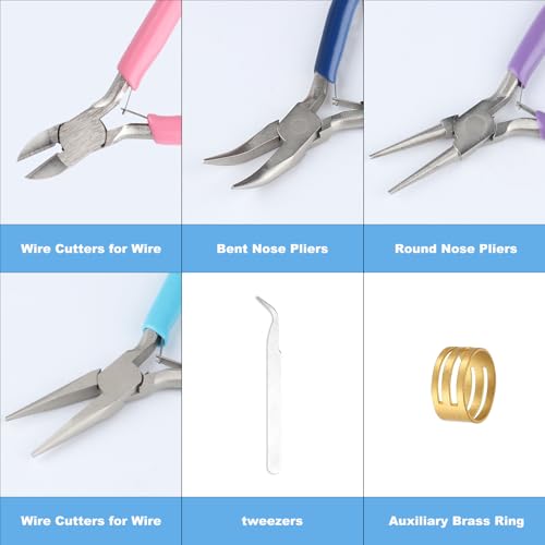 4 Pack Jewelry Pliers Set