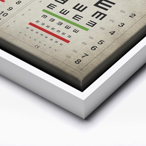 Vintage Eye Chart Canvas