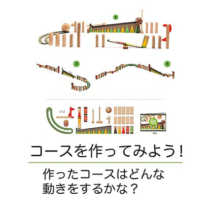 Zig & Go Wooden Domino Race Construction Set