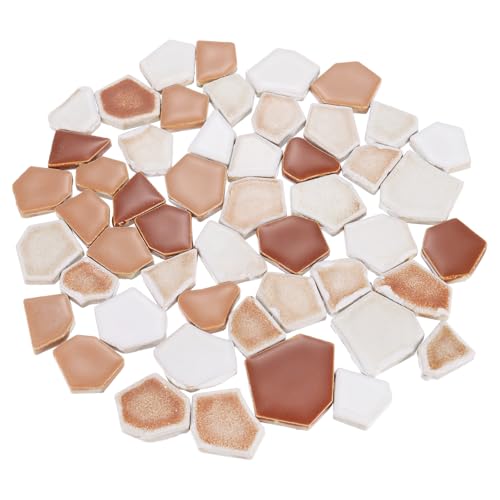 500g 1.1LB Irregular Ceramics Mosaic Tiles