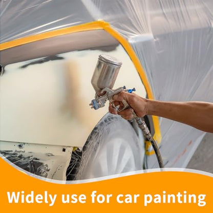 Painters Plastic with Tape 22" x 66' (132 Foot)