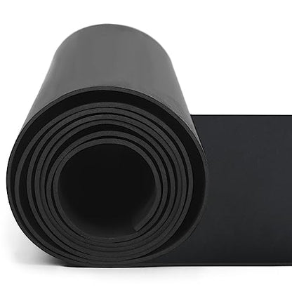 35 x 118 Inch Large Eva Foam Sheet Black Eva Foam Cosplay Foam Padding Thick Roll Non Slip for Costumes Armor DIY Craft Projects