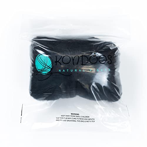 Colored Natural Bulk Wool roving (8 Ounce)