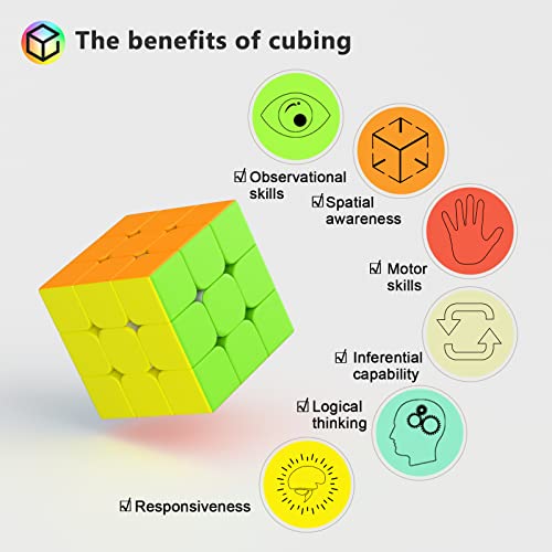 Full Size 3x3x3 Speed Cube Set (20 Count)