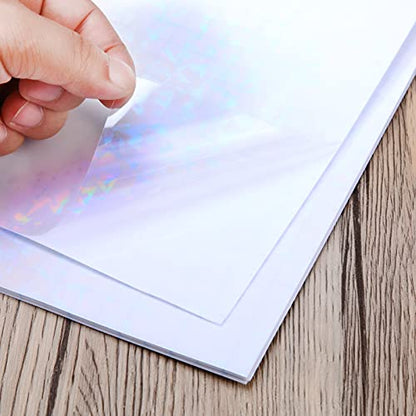 24 Sheets Holographic Sticker Paper (24 Count)