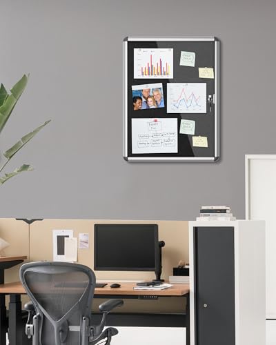 26"x20" Enclosed Bulletin Board