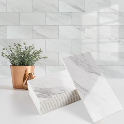 100 Pieces Peel and Stick Backsplash for Kitchen (12.5 Sq Ft)