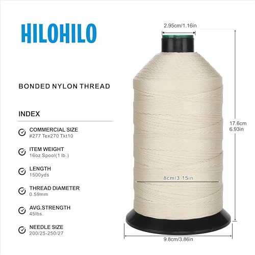 Extra Strong Bonded Nylon Thread #277 Tex270