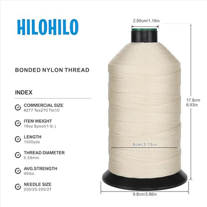 Extra Strong Bonded Nylon Thread #277 Tex270