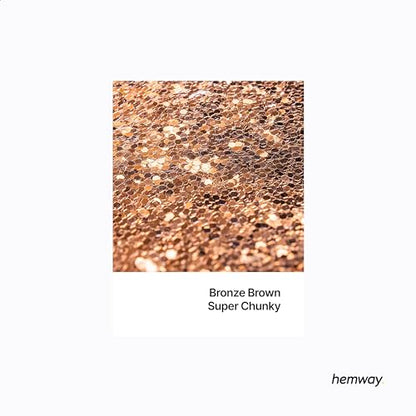 Resin Glitter Bronze Brown 100g Super Chunky (3.5 Ounce)