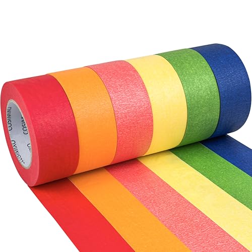 Colored Masking Tape 1.88 inches x 60 Yards (1080 Foot)