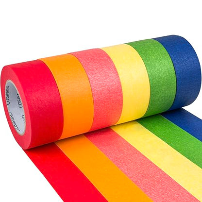 Colored Masking Tape 1.88 inches x 60 Yards (1080 Foot)