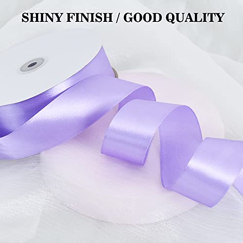 100 Yard Light Purple Satin Ribbon 1 (300 Foot)