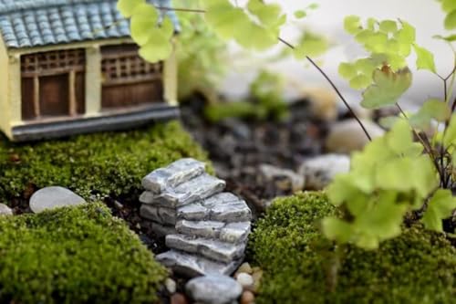 Curved Stone Steps Miniature Fairy Garden Accessories