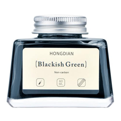Hongdian Fountain Pen Bottled Ink Blackish Green