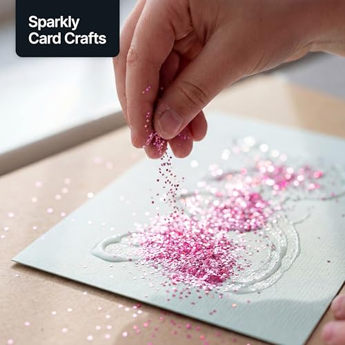 Craft Glitter Baby Pink Iridescent 100g Super Chunky Glitter