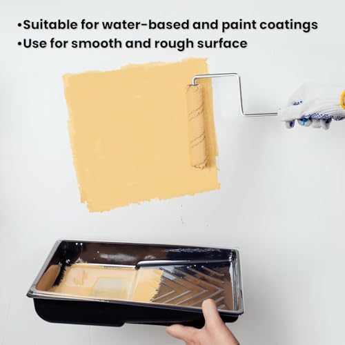9 Pcs 6 Inch Microfiber Paint Roller Kit