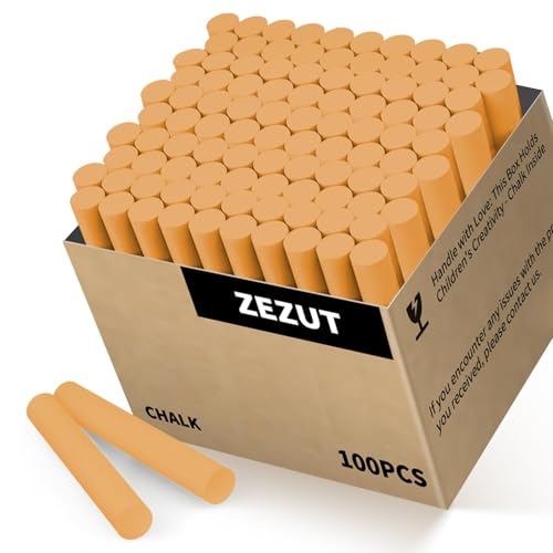 Orange Chalk 100PCS (100 Count)
