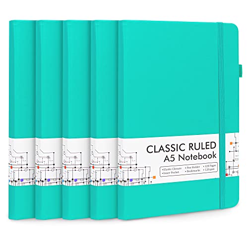 5 Pack Notebooks Journals Bulk (5 Count)