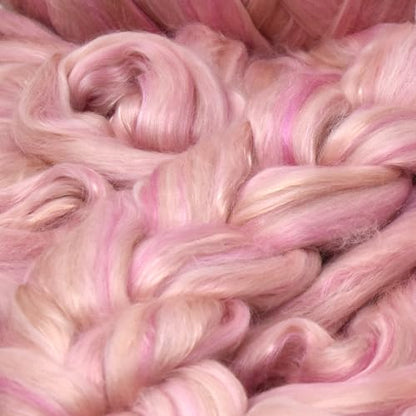 Merino Silk Luxe Tonal Designer Blend. Superfine Merino