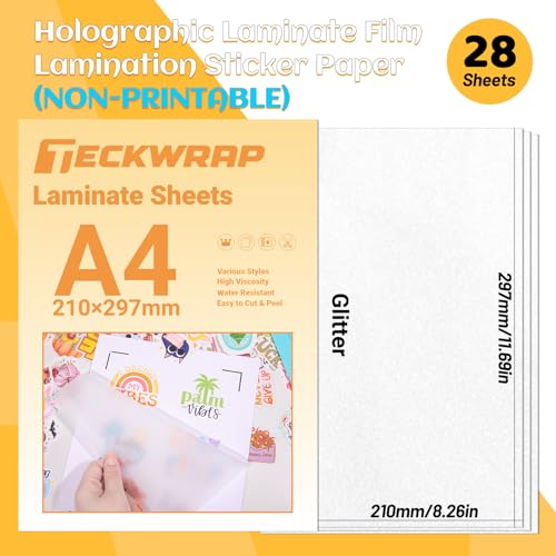 Holographic Laminate Sheets Waterproof Laminating Sheets