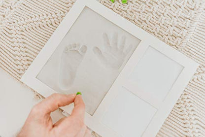 Baby Hand & Footprint Kit Frame Keepsake & Clay New Mom Gift