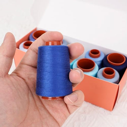 10 Pcs Sewing Thread Set (24000 Foot)