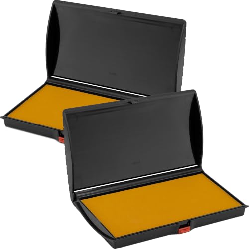 Large Premium Dark Yellow Ink Stamp Pad
