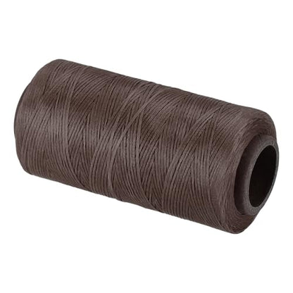 Waxed Thread 284 Yard 0.8mm 150D Flat Wax Thread Polyester Waxed String for Leather Sewing Hand Weaving Book Binding Home Decoration