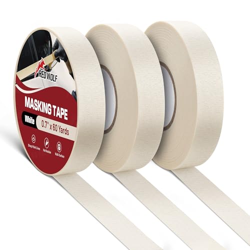 3 Pack Masking Tape 0.7" x 60 Yards (3 Count)