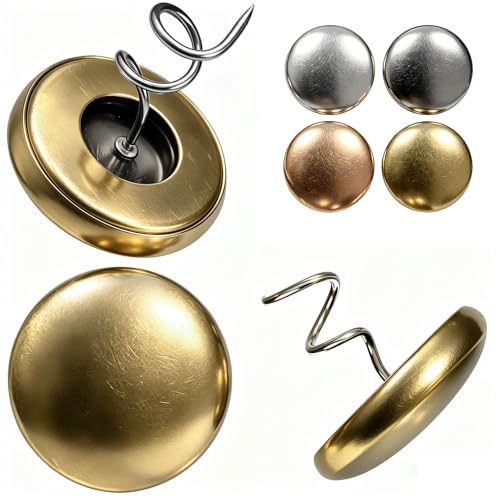 Copper Wrapped Twist Pins for Bed Skirt & Sofa Covers (16 Count)