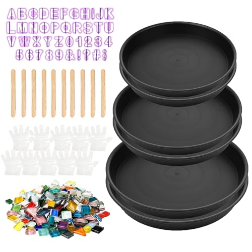 Stepping Stone Kit Includes 3 Size Cement Molds