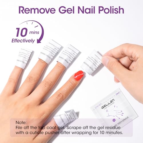 Acetone Gel Polish Remover Pads (400 Count)