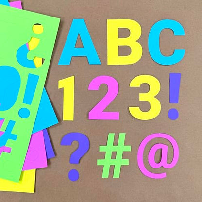 3 Inch Bulletin Board Letters & Numbers