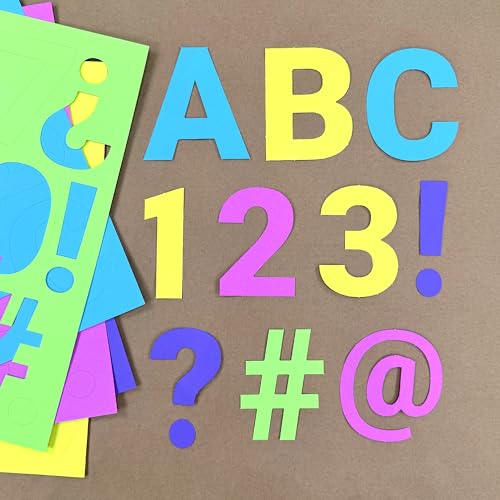 3 Inch Bulletin Board Letters & Numbers